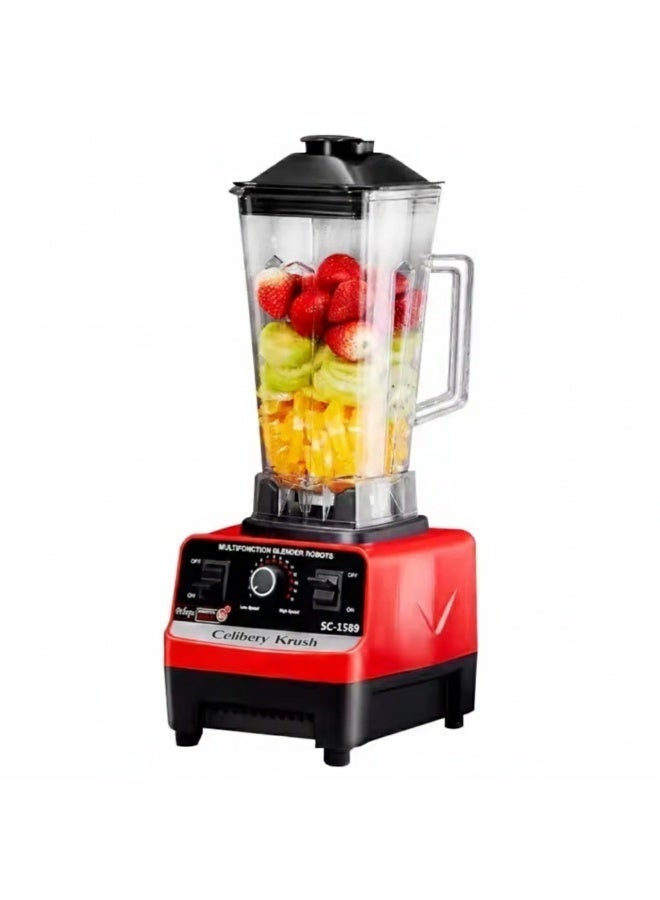 Celibery krush Electric blender with multi-functional grain mill, 2-liter capacity, adjustable power, 9000 watts - Image 1